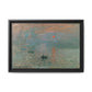 Monet, Claude - Impression, Sunrise (1872) - Matte Canvas, Framed