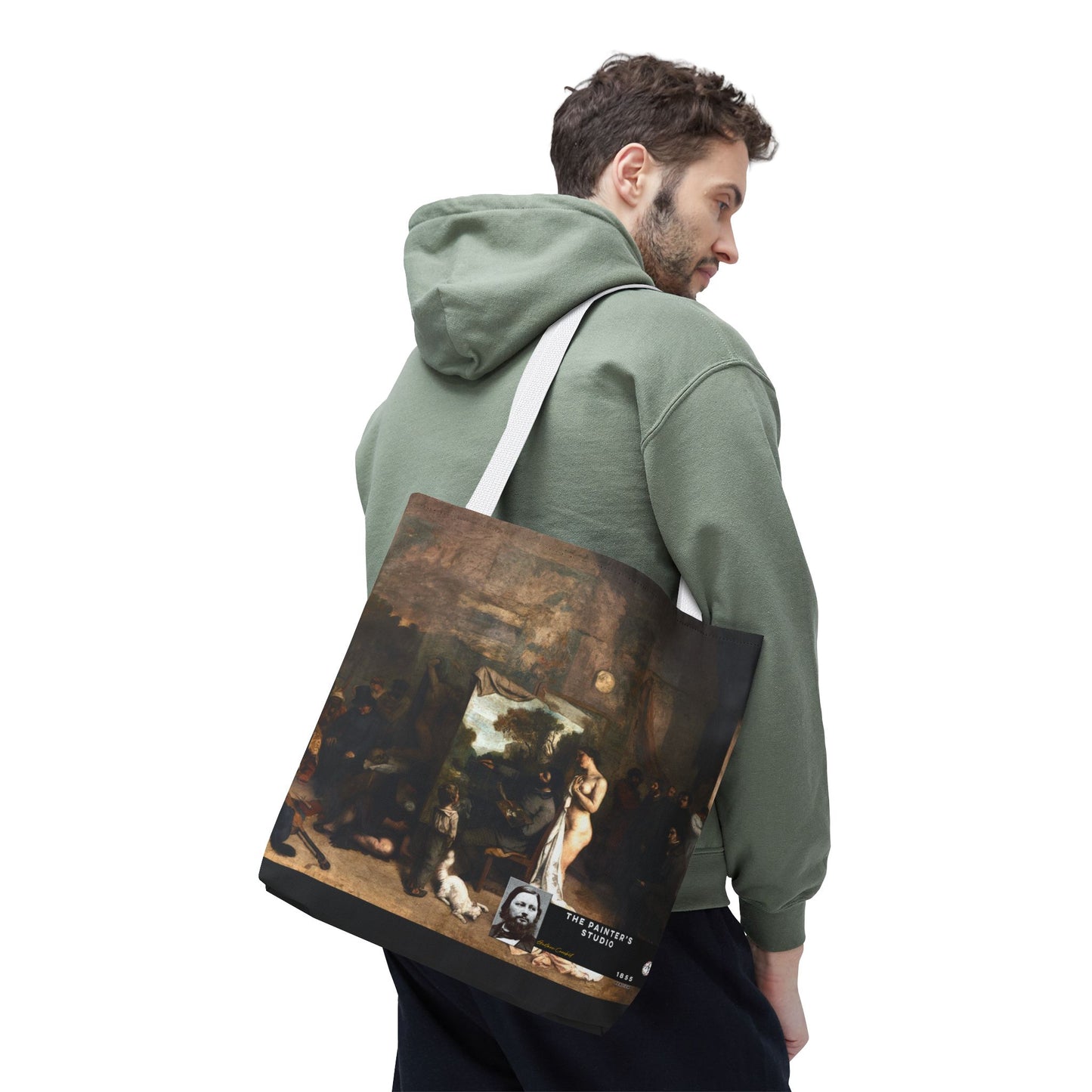 Courbet, Gustave - The Painter’s Studio (1855) - Tote Bag