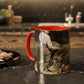 Courbet, Gustave - The Stone Breakers (1850) - Colorful Accent Mugs