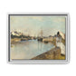 Morisot, Berthe - The Harbor at Lorient (1869) - Matte Canvas, Framed