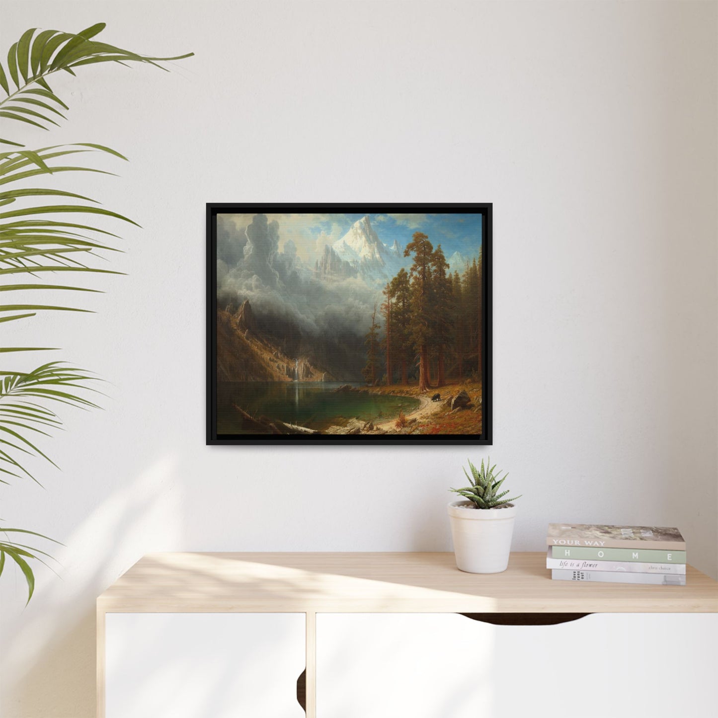 Bierstadt, Albert - Mount Corcoran (1877) - Matte Canvas, Framed