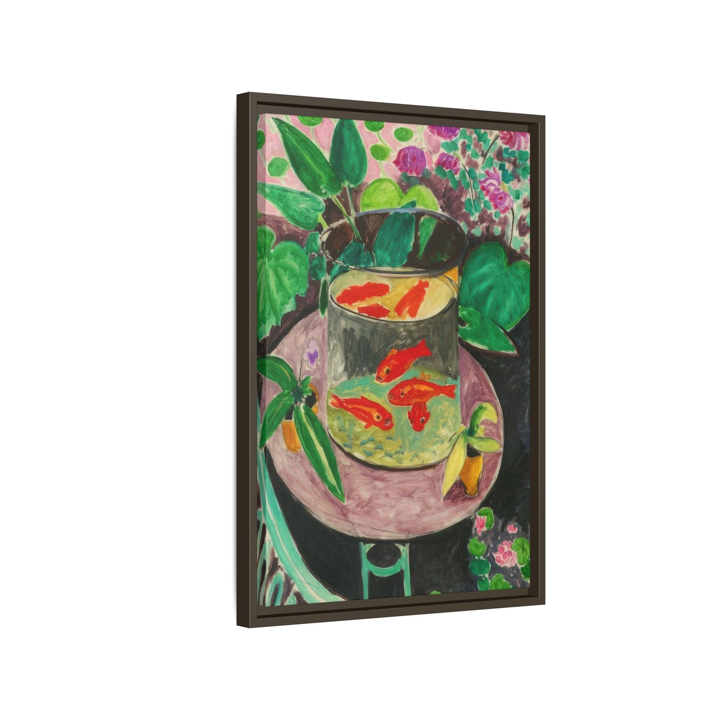 Matisse, Henri - The Goldfish (1912) - Matte Canvas, Framed