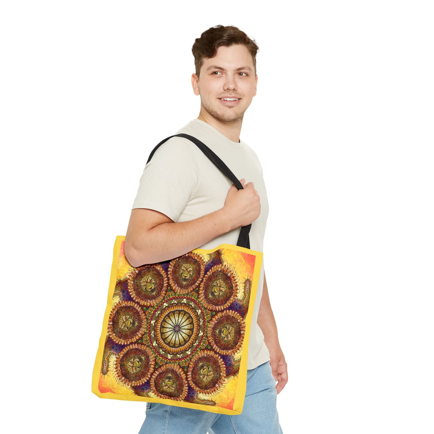Lion Summer Mandala - Tote Bag