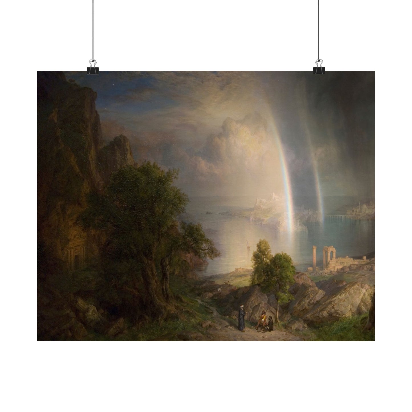 Church, Frederic Edwin - The Aegean Sea (1877) - Satin Posters