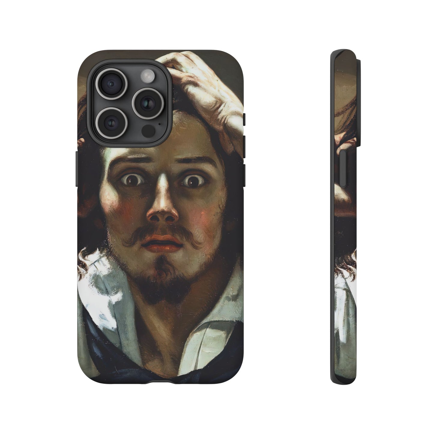 Courbet, Gustave - The Desperate Man (1843) - Tough Phone Cases