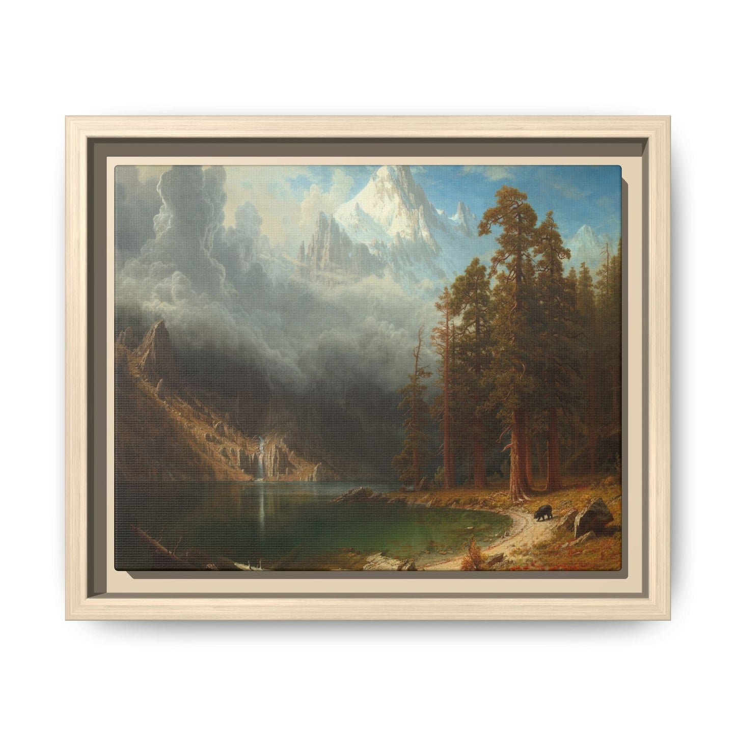 Bierstadt, Albert - Mount Corcoran (1877) - Matte Canvas, Framed