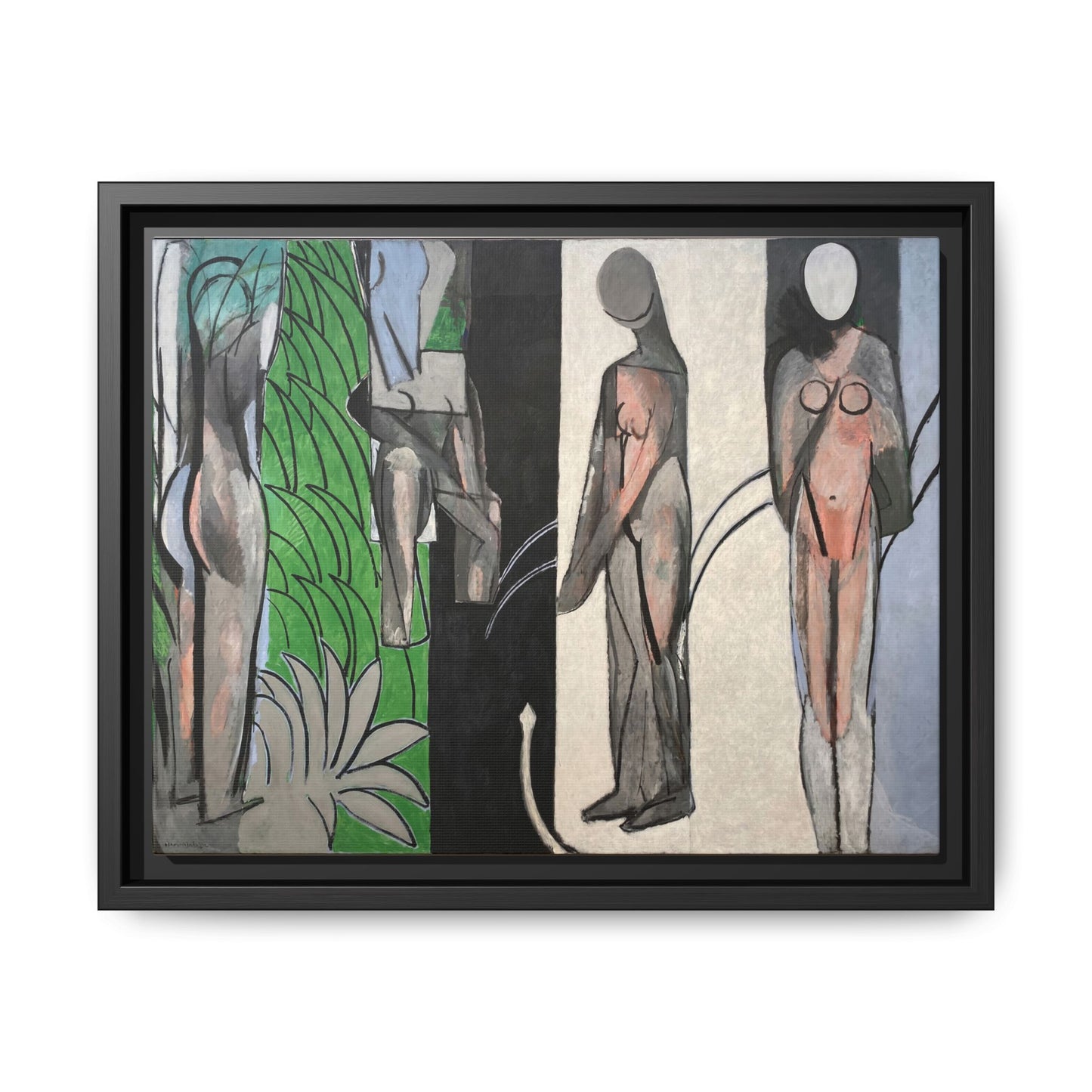 Matisse, Henri - Bathers by a River (1917) - Matte Canvas, Framed