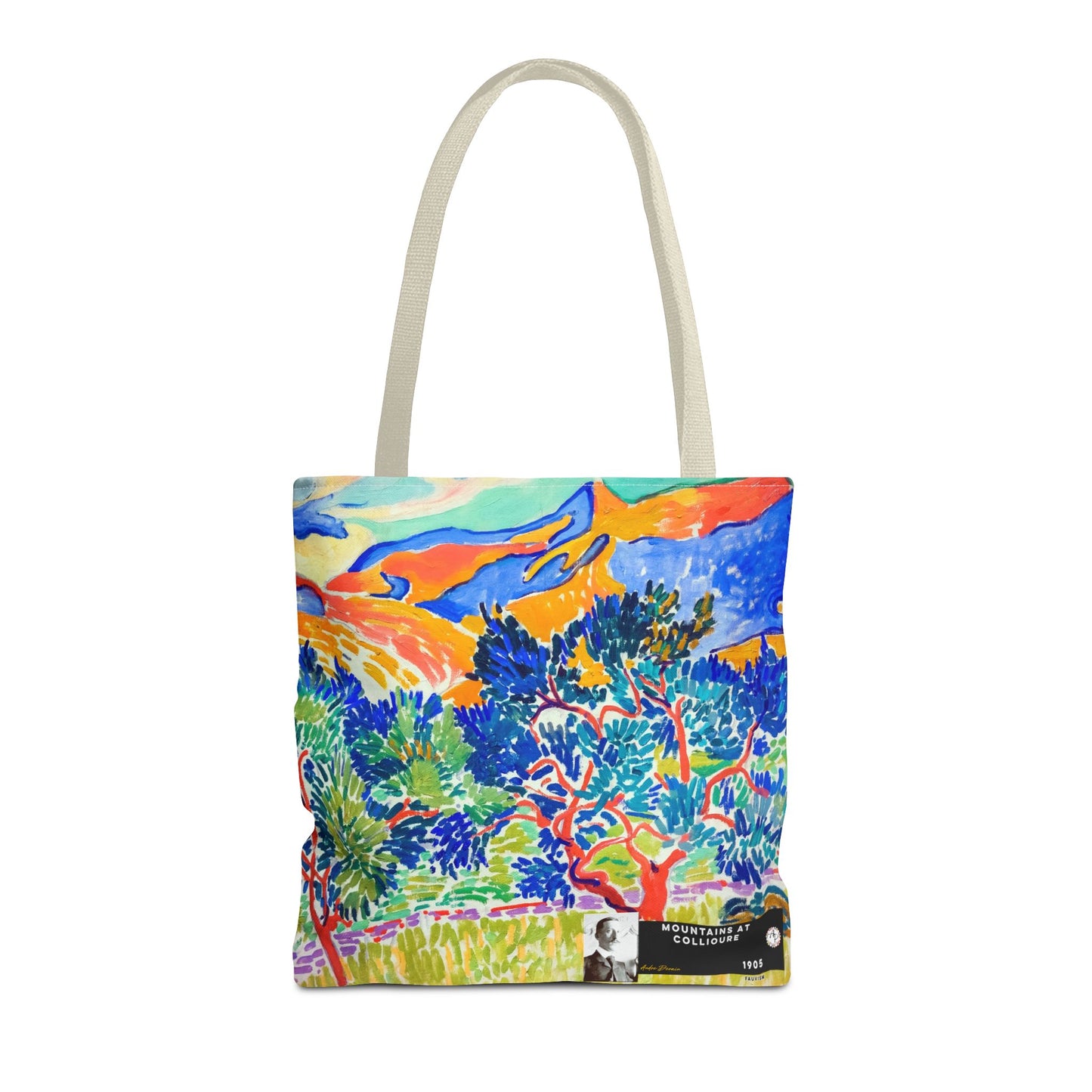 Derain, André - Mountains at Collioure (1905) - Tote Bag