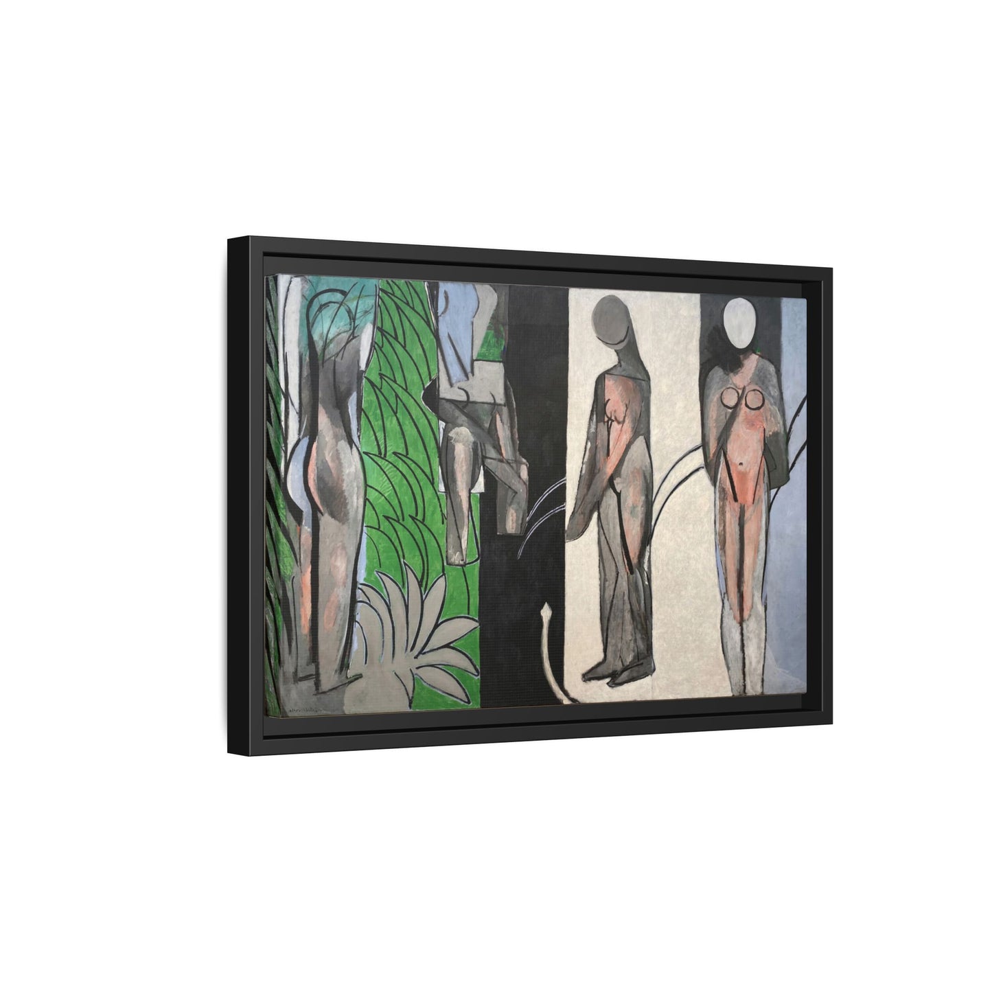 Matisse, Henri - Bathers by a River (1917) - Matte Canvas, Framed
