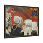 Gauguin, Paul - Vision of the Sermon (Jacob Wrestling with the Angel) (1888) - Matte Canvas, Framed