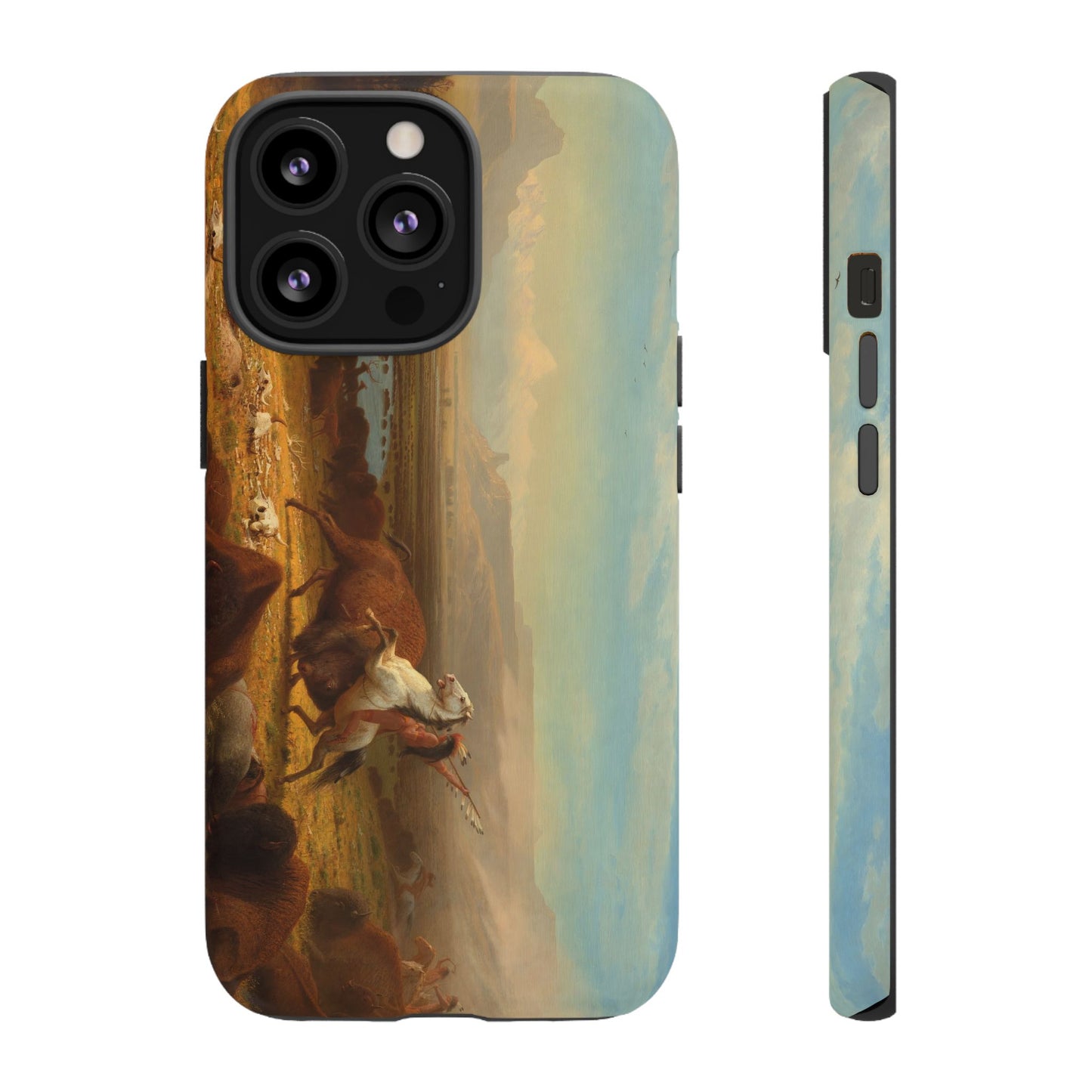 Bierstadt, Albert - The Last of the Buffalo  (1888) - Tough Phone Cases