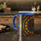 Pacio, Adam - Emerald Arrows Mandala - Colorful Accent Mugs