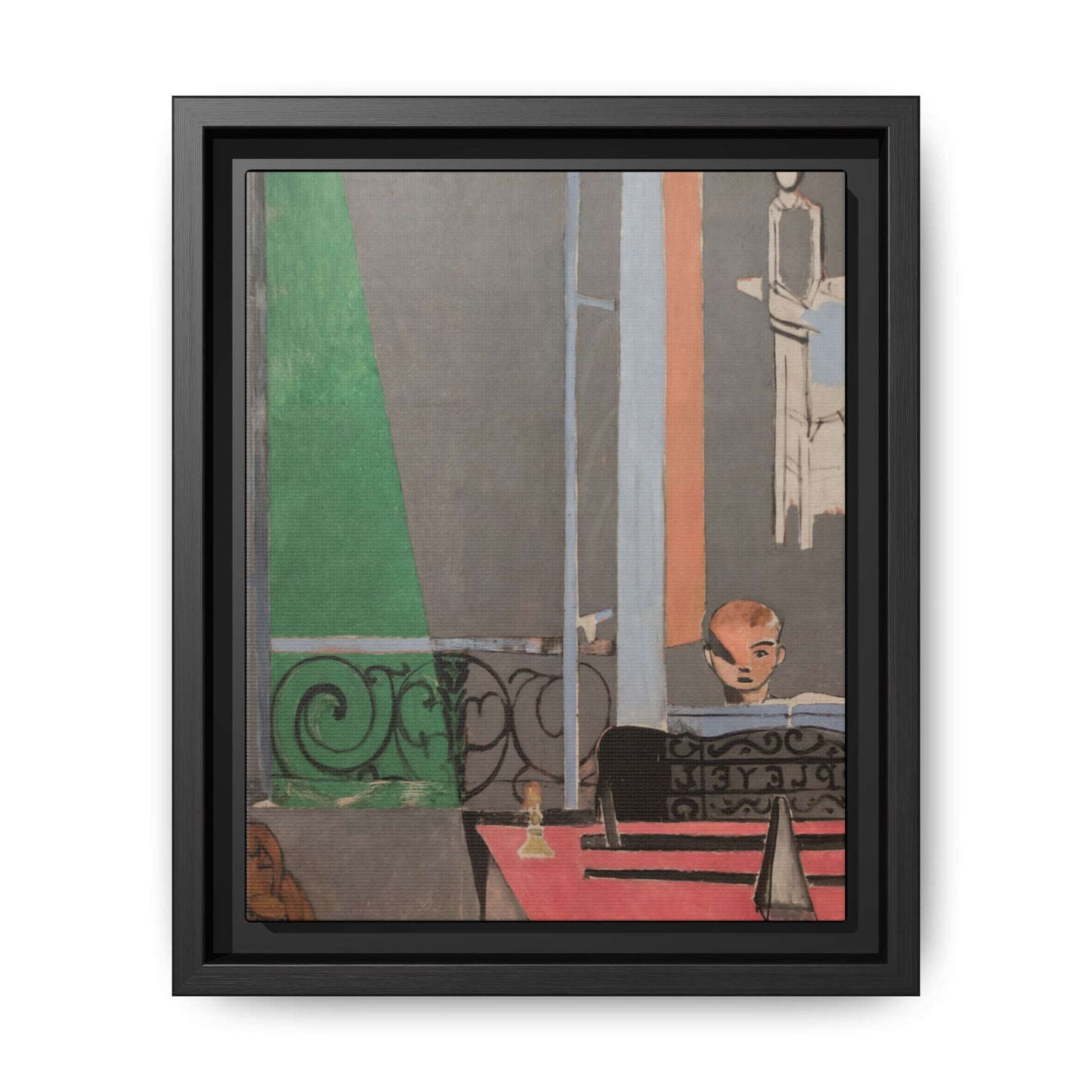 Matisse, Henri - Piano Lesson (1916) - Matte Canvas, Framed