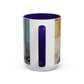 Van Gogh, Vincent - Self Portrait with Bandaged Ear (1889) - Colorful Accent Mugs