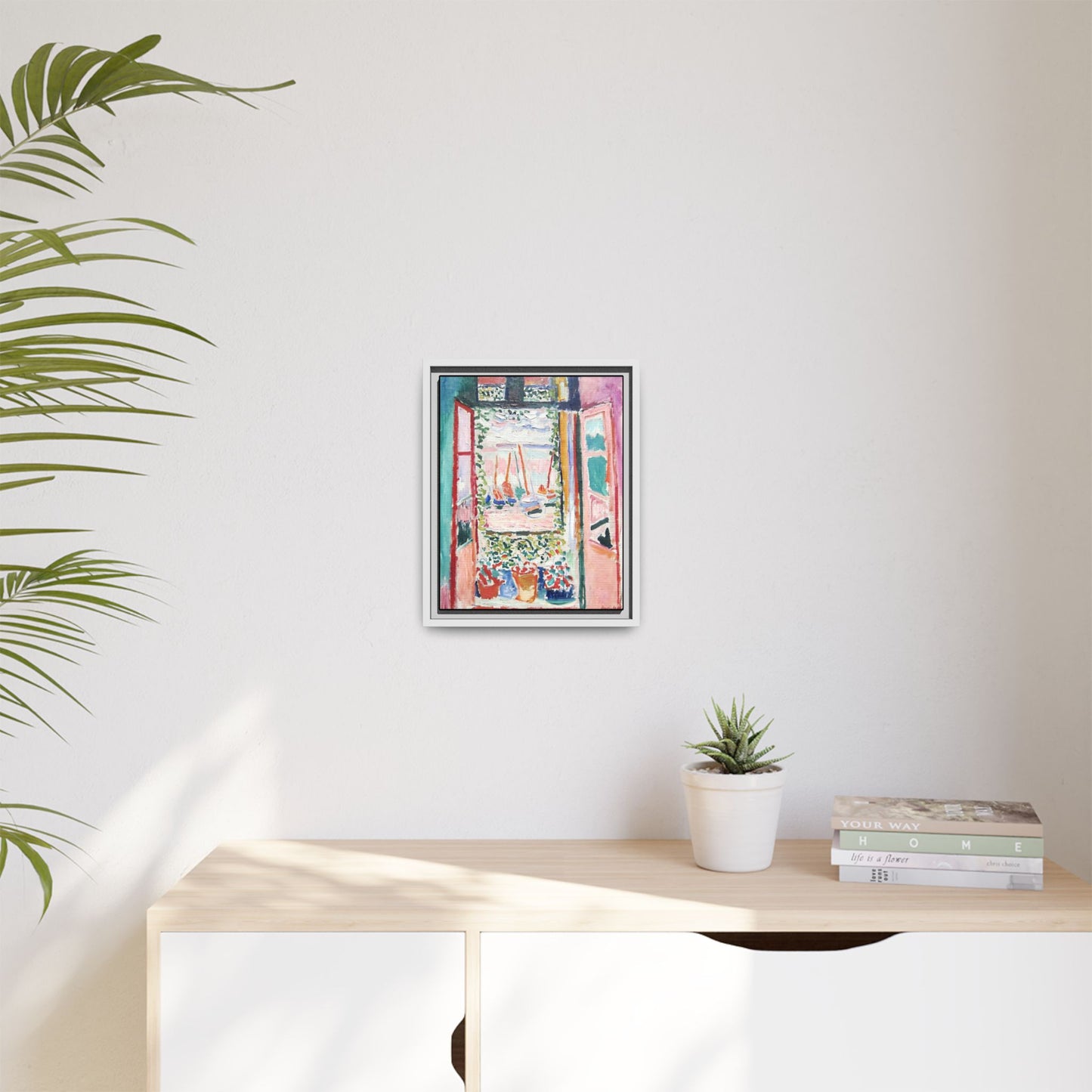 Matisse, Henri - Open Window, Collioure (1905) - Matte Canvas, Framed