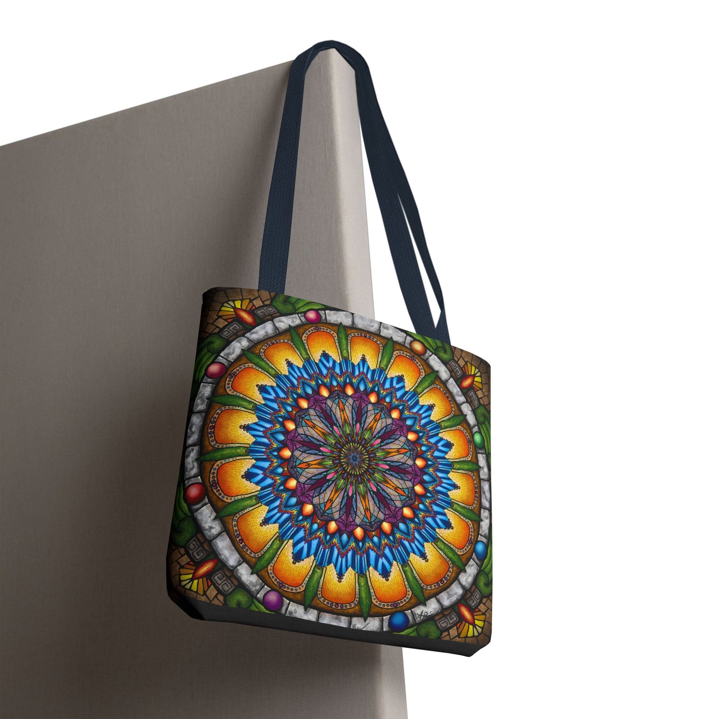 Pacio, Adam - Emerald Arrows Mandala - Tote Bag