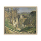 Cézanne, Paul - The House of the Hanged Man, Auvers-sur-Oise (1874) - Matte Canvas, Framed