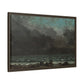 Courbet, Gustave - The Sea (1865) - Matte Canvas, Framed