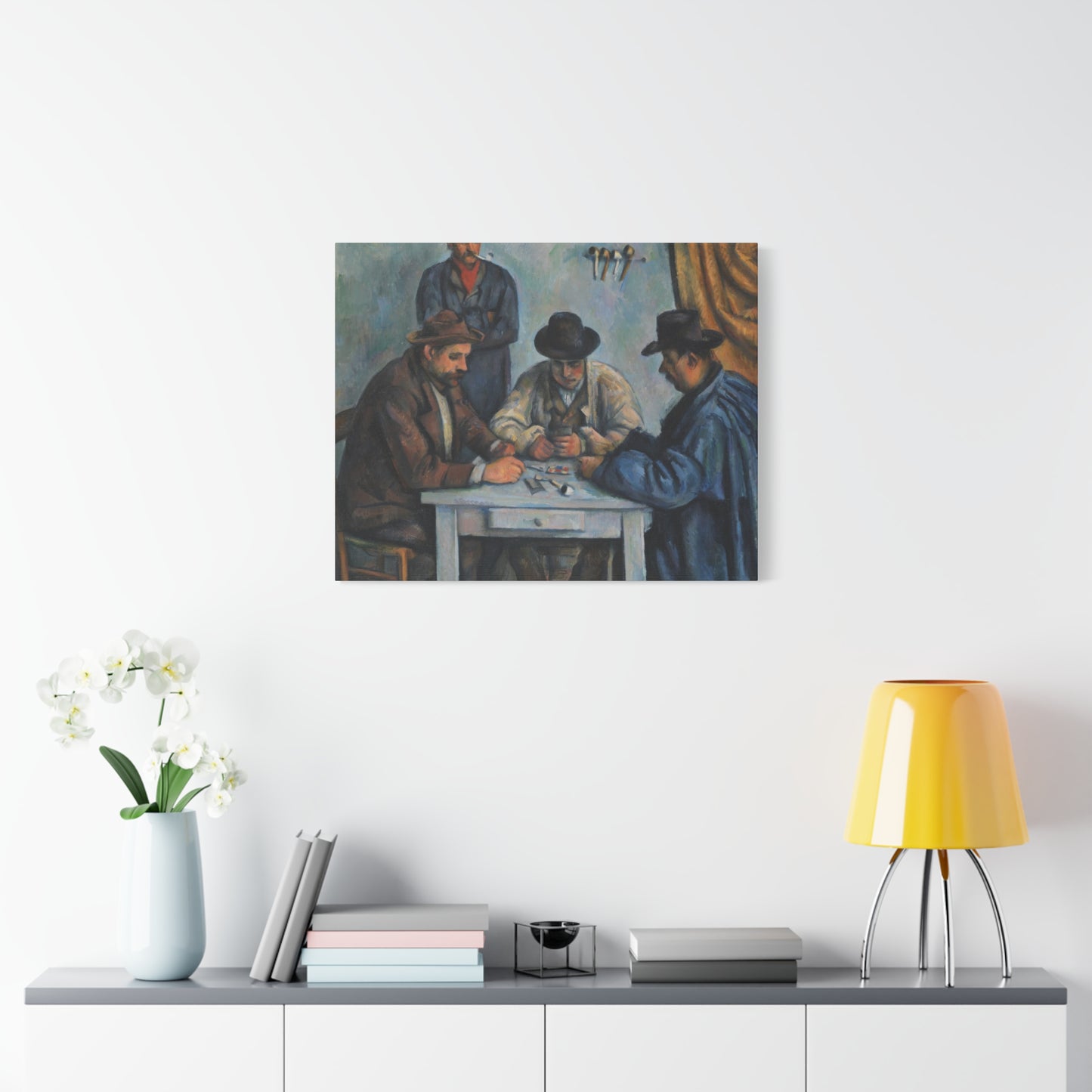 Cézanne, Paul - The Card Players (1892) - Canvas Block, unframed