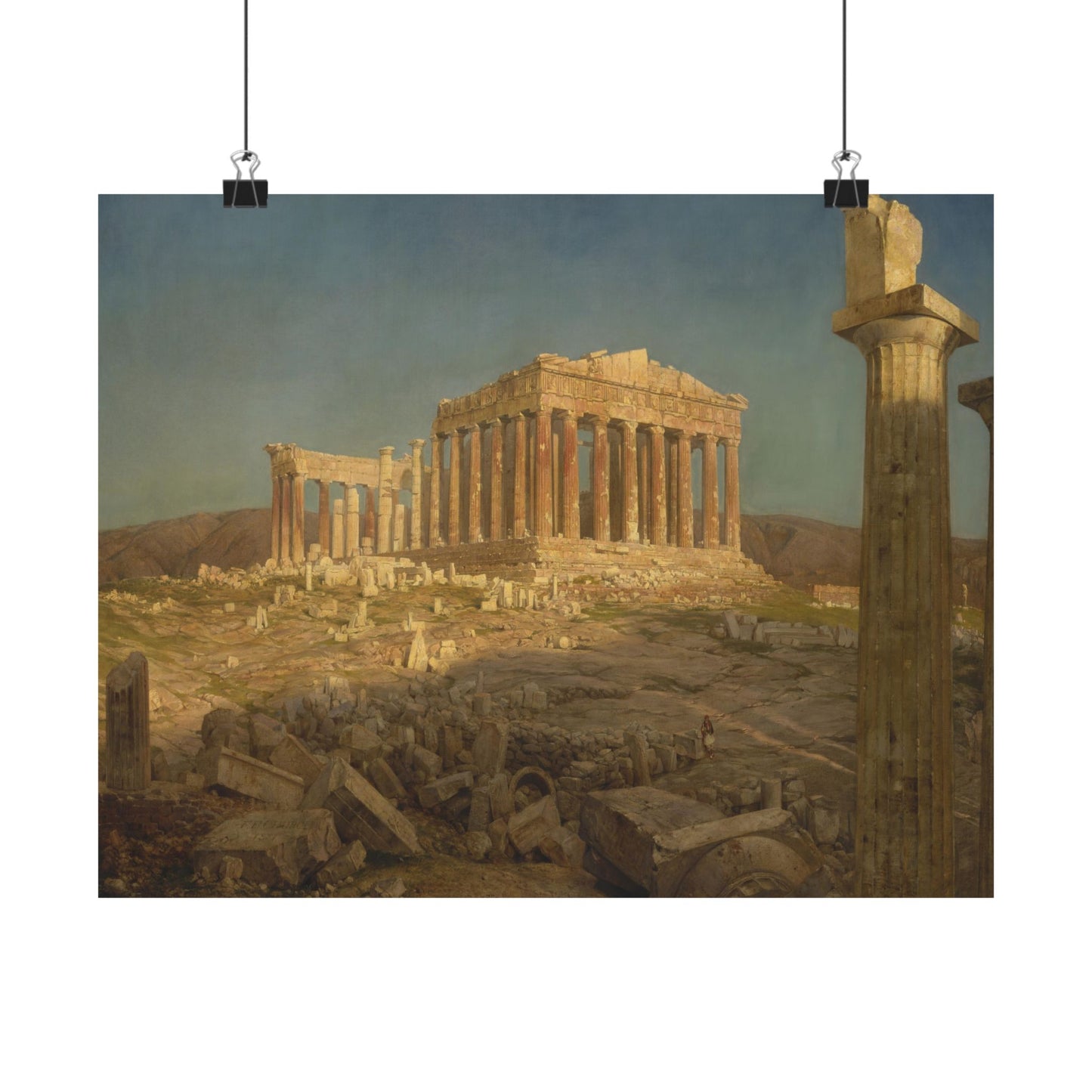 Church, Frederic Edwin - The Parthenon  (1871) - Satin Posters