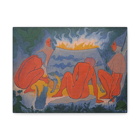 Ranson, Paul - Witches Around the Fire (1891) - Canvas Block, unframed