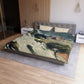 Cézanne, Paul - L’Estaque, Melting Snow (1870) - Microfiber Duvet Cover