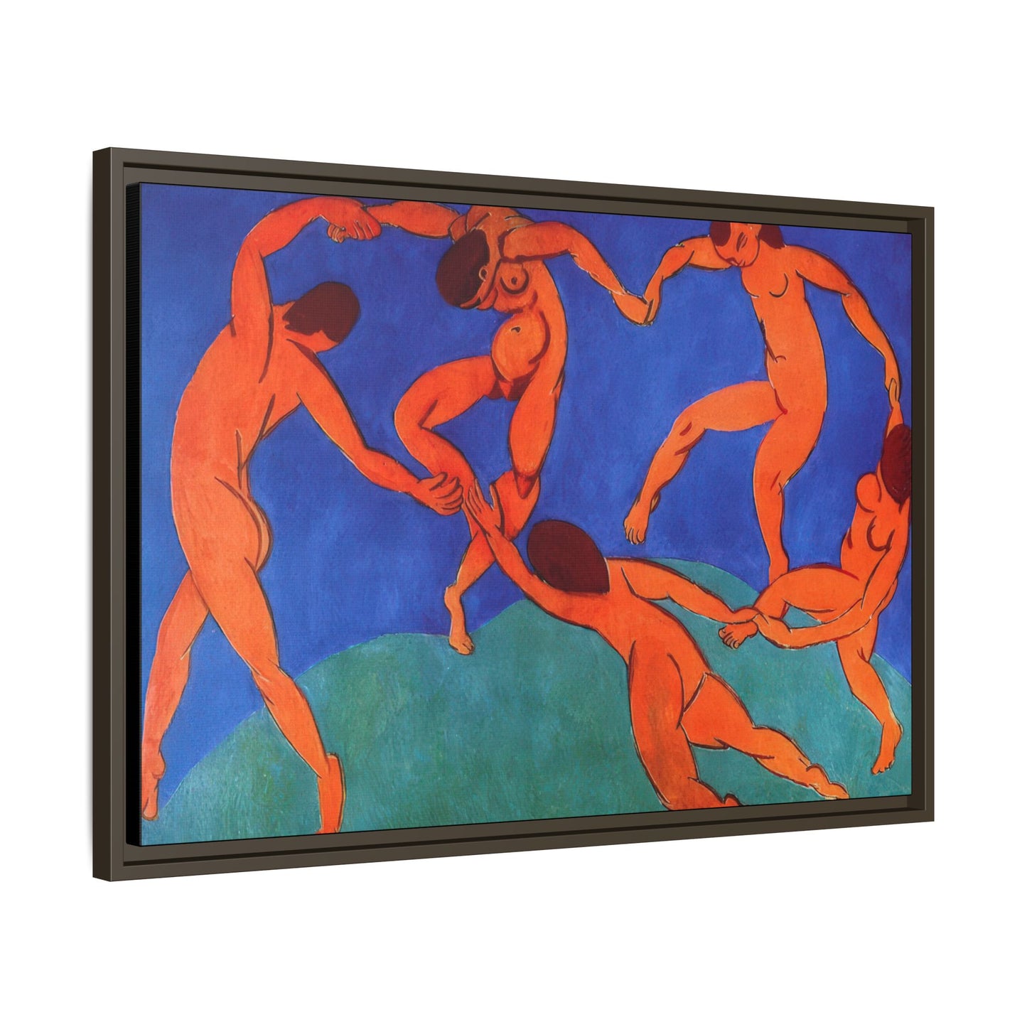 Matisse, Henri - Dance (II) (1910) - Matte Canvas, Framed