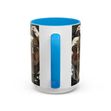 Courbet, Gustave - The Desperate Man (1843) - Colorful Accent Mugs