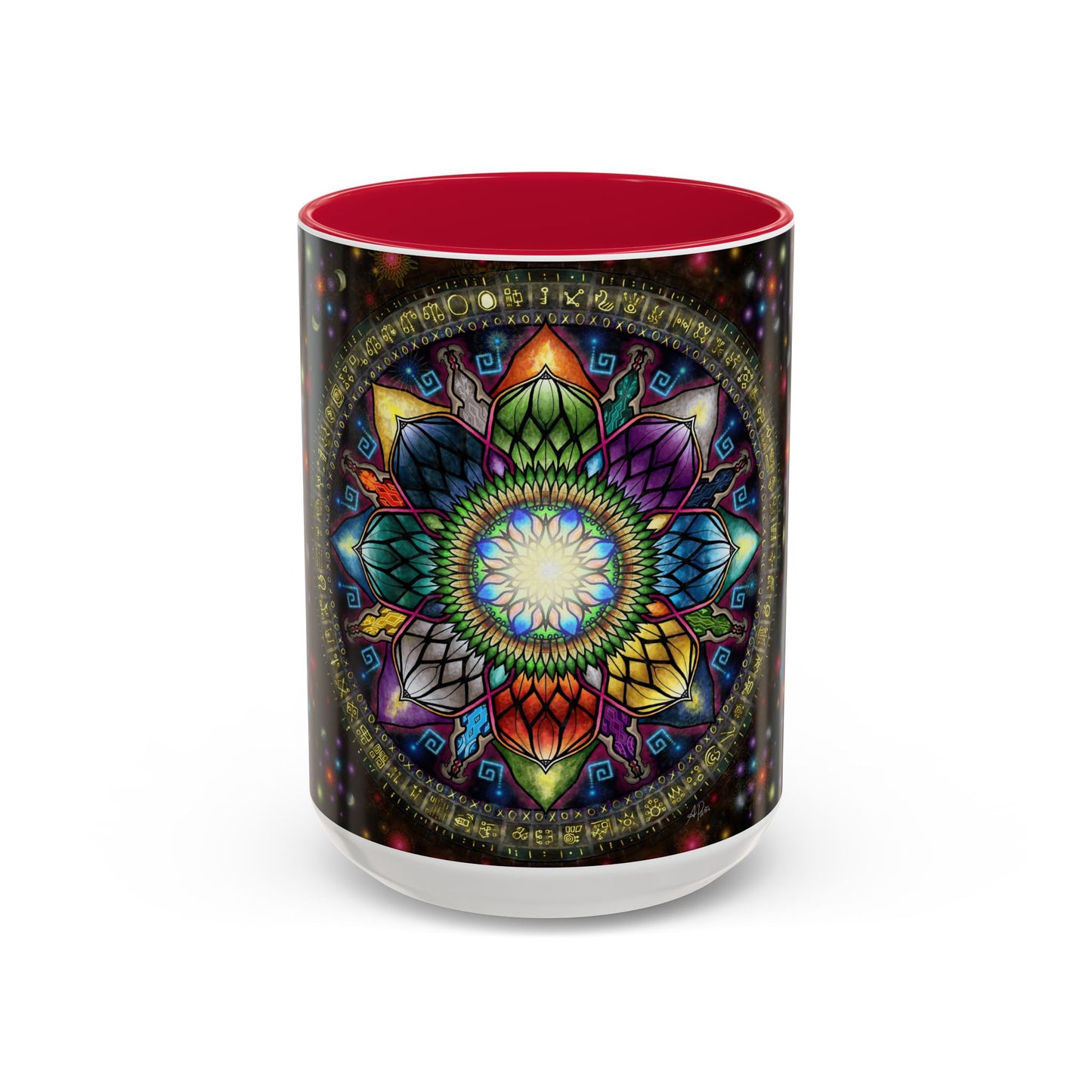 Pacio, Adam - Mystic Jewel Mandala - Colorful Accent Mugs