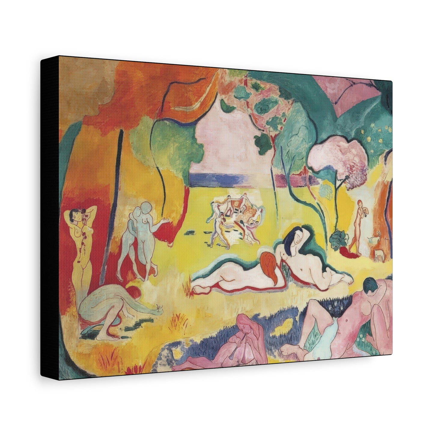 Matisse, Henri - The Joy of Life (1905) - Canvas Block, unframed