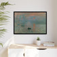 Monet, Claude - Impression, Sunrise (1872) - Matte Canvas, Framed