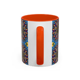 Emerald Arrows Mandala - Colorful Accent Mugs