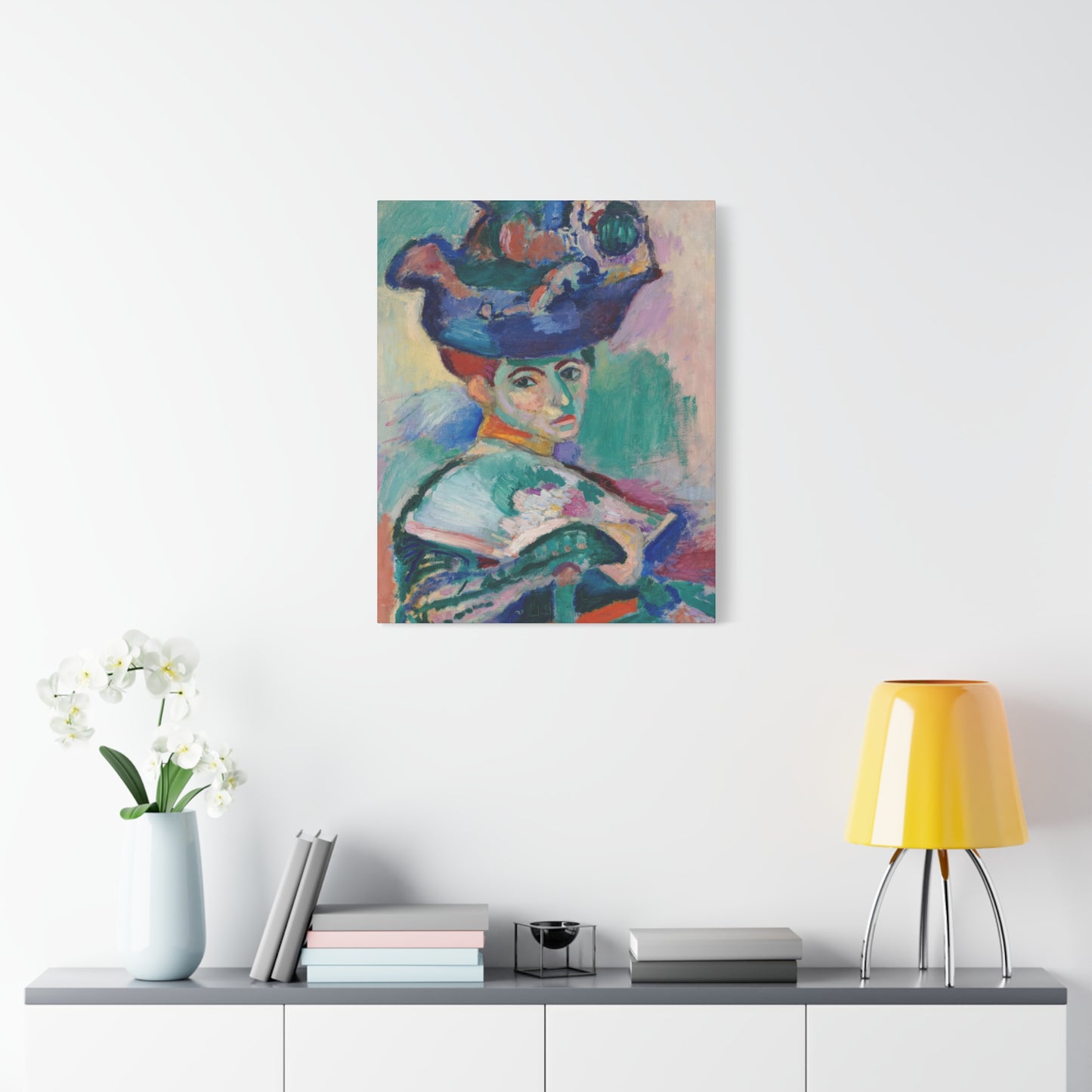 Matisse, Henri - Woman with a Hat (1905) - Canvas Block, unframed