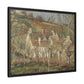 Pissarro, Camille - Red Roofs, Corner of a Village in Winter (1877) - Matte Canvas, Framed
