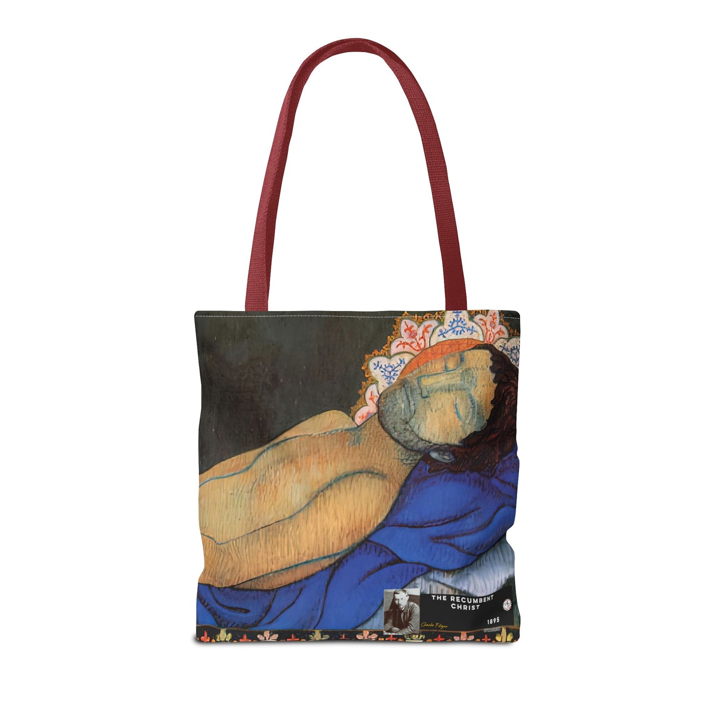 Filiger, Charles - The Recumbent Christ (1895) - Tote Bag