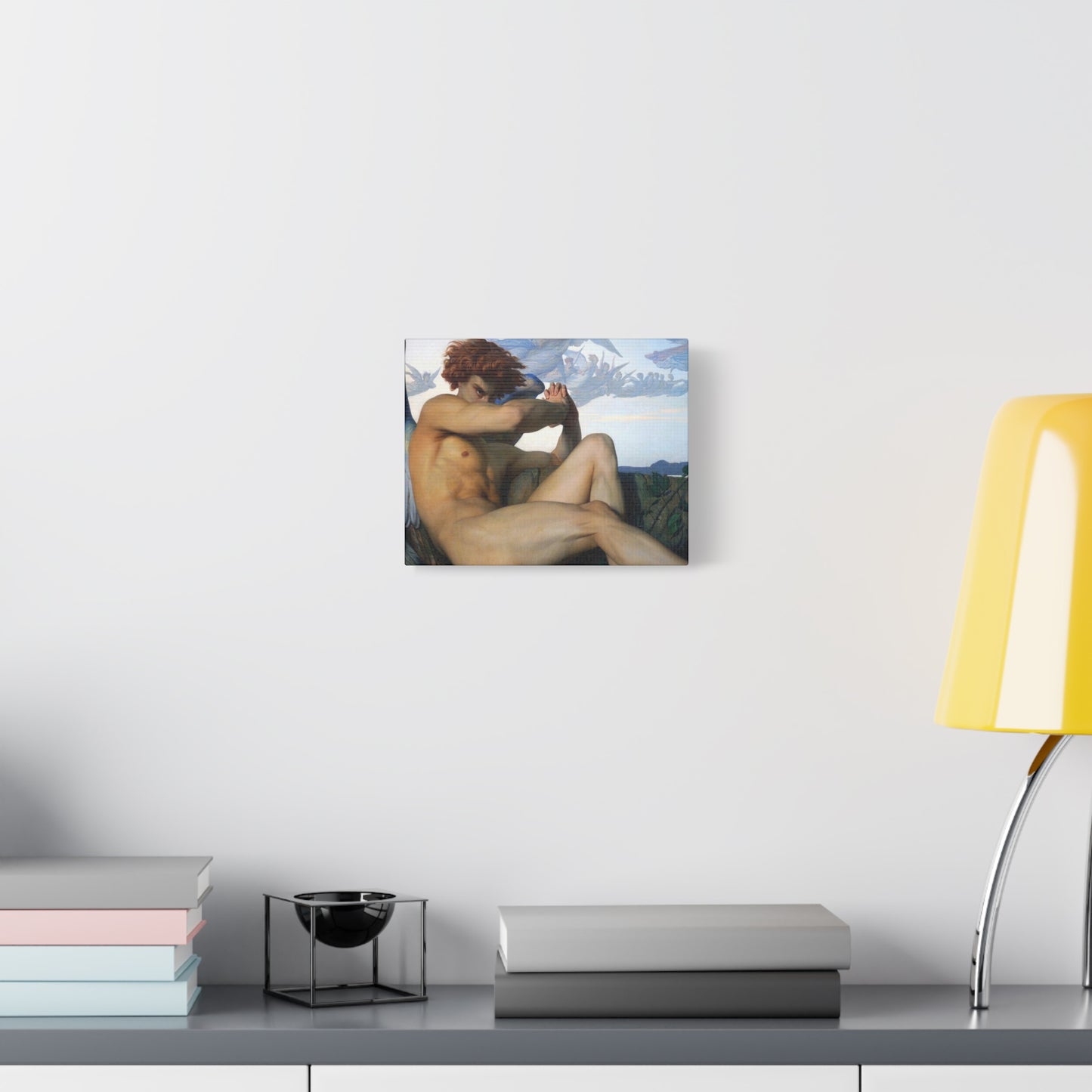 Cabanel, Alexandre - The Fallen Angel (1847) - Canvas Block, unframed