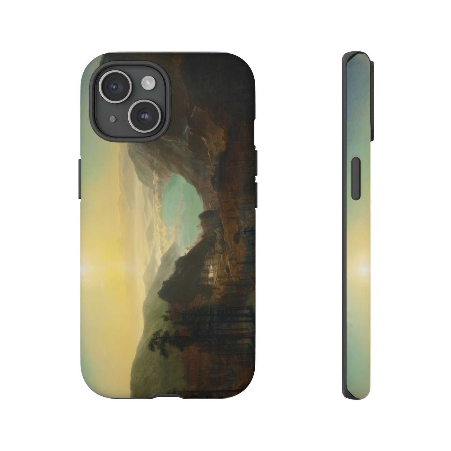 Bierstadt, Albert - Donner Lake from the Summit (1873) - Tough Phone Cases