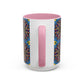 Pacio, Adam - Emerald Arrows Mandala - Colorful Accent Mugs