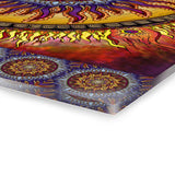 Solar Disc Mandala - Acrylic Block