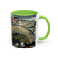Cézanne, Paul - A Modern Olympia (1874) - Colorful Accent Mugs