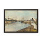 Morisot, Berthe - The Harbor at Lorient (1869) - Matte Canvas, Framed