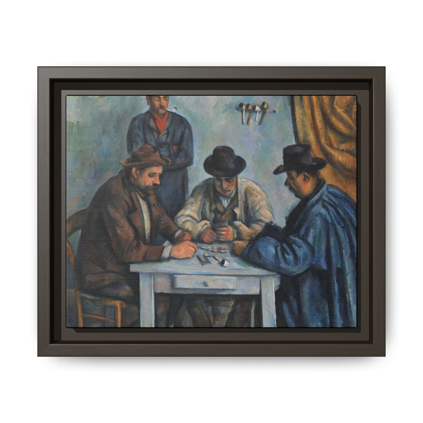Cézanne, Paul - The Card Players (1892) - Matte Canvas, Framed