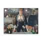 Manet, Édouard - A Bar at the Folies-Bergère (1880) - Canvas Block, unframed
