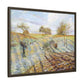 Pissarro, Camille - Hoarfrost (1873) - Matte Canvas, Framed