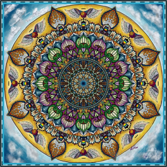Celestia Mandala - Satin Poster