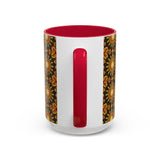Monarch Butterfly Mandala - Colorful Accent Mugs