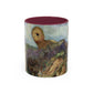Redon, Odilon - The Cyclops (1914) - Colorful Accent Mugs