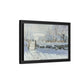 Monet, Claude - The Magpie (1868) - Matte Canvas, Framed