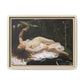 Courbet, Gustave - Woman with a Parrot (1866) - Matte Canvas, Framed