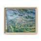 Cézanne, Paul - Mont Sainte-Victoire with Large Pine (1887) - Matte Canvas, Framed